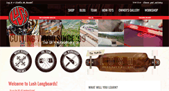 Desktop Screenshot of lushlongboards.com